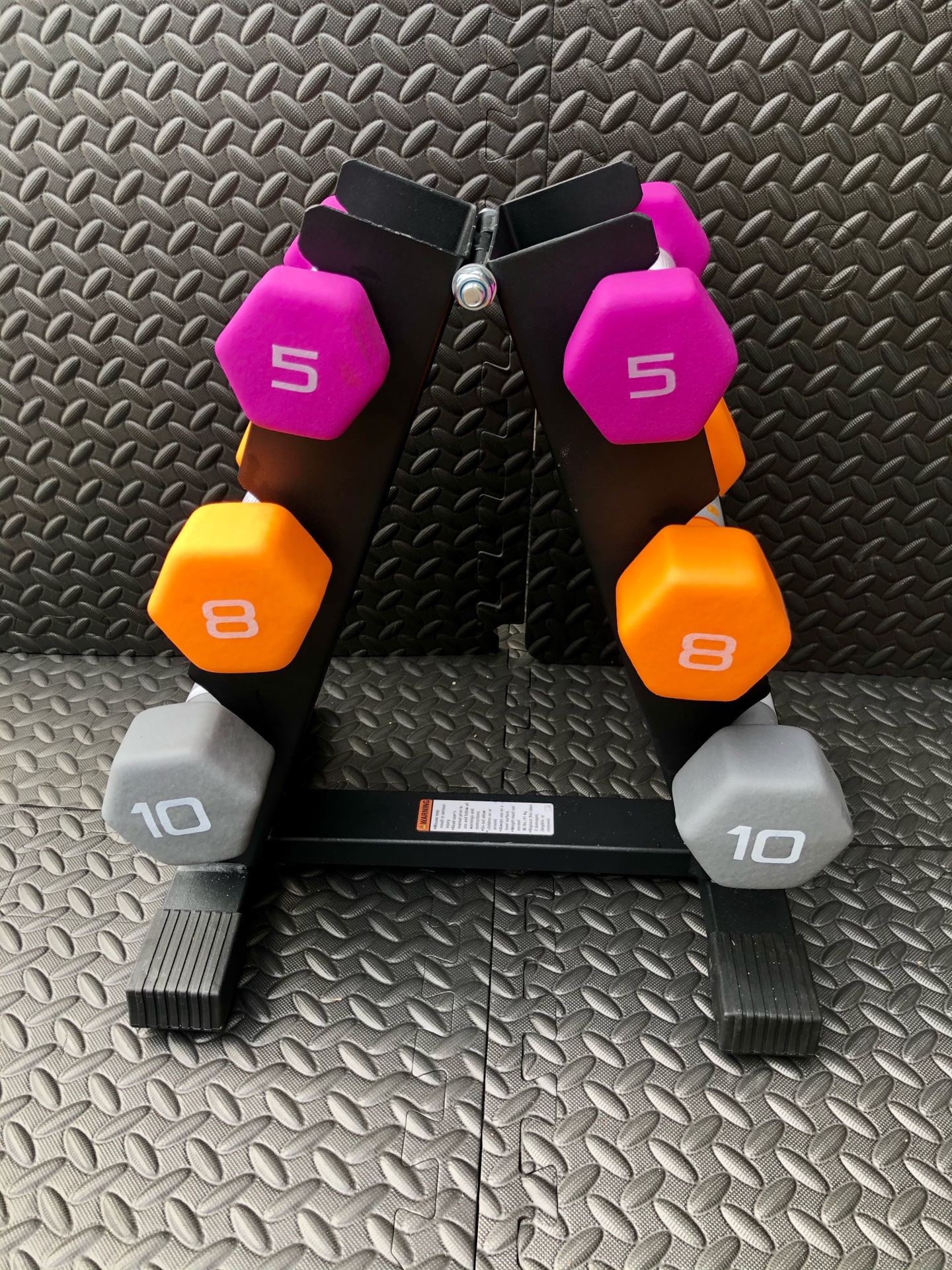 Dumbbells- weight lifting - 3 sets neoprene dumbbells