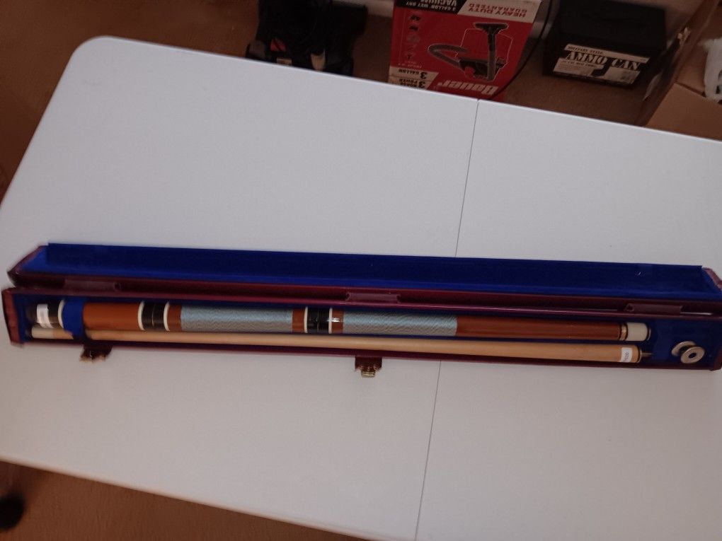 Unique 4 Piece Cue Stick And Special Carry Case- $75