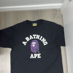 PURPLE BAPE SHIRT