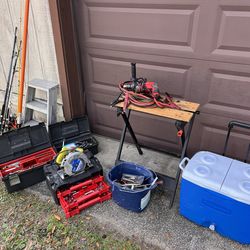 Tools / Drill/ Saw/ Fishing Pols Etc