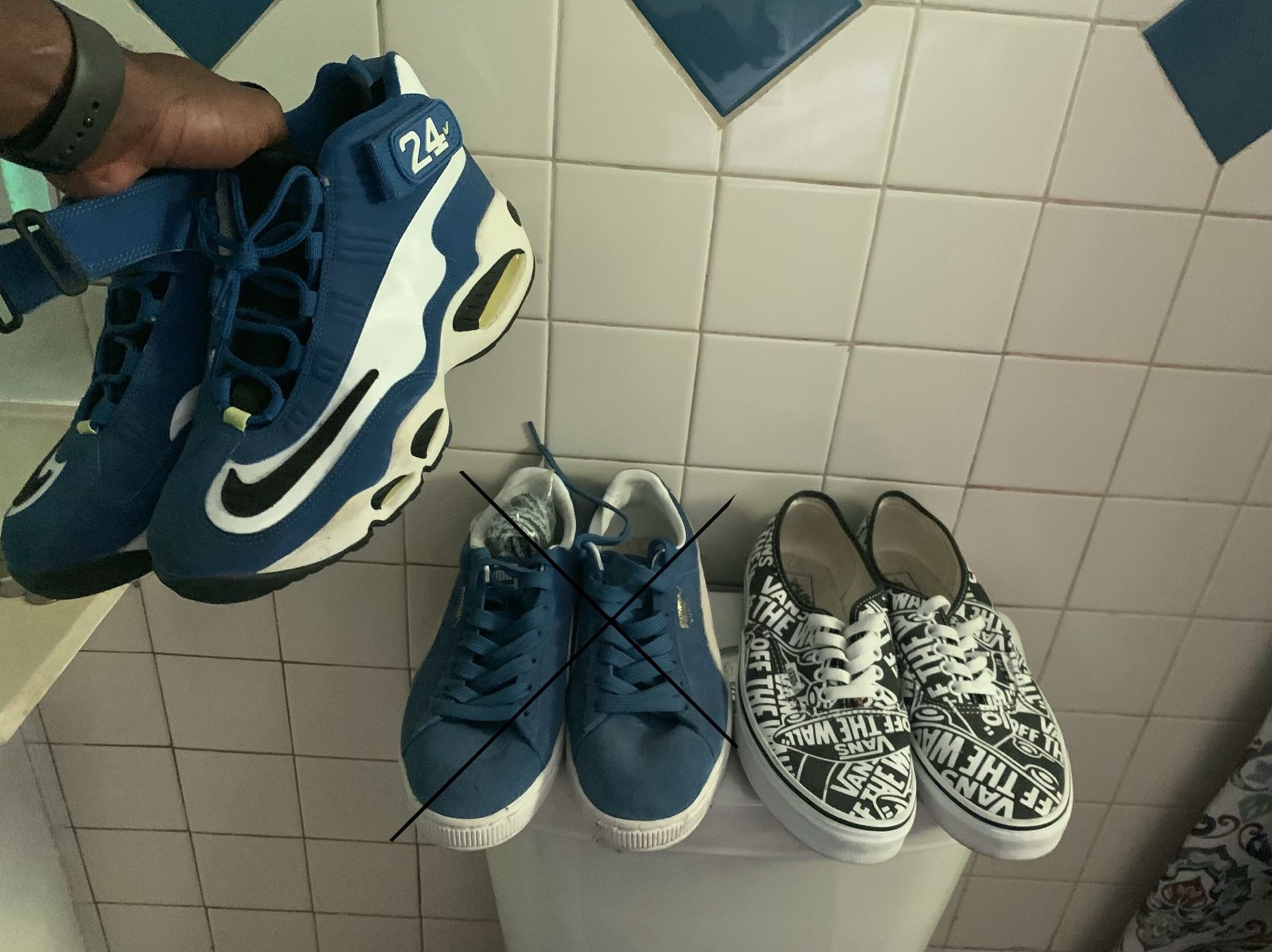 Size 9 Nike Air Griffey & Vans Off The Wall