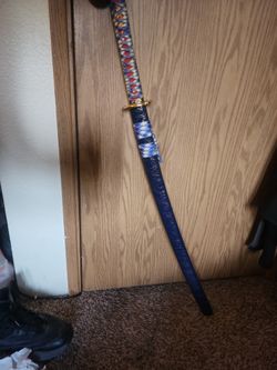 Ornamental Katana Blue