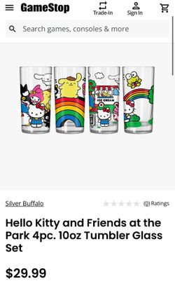 Hello Kitty And Friends Glass Cup Set Of 4