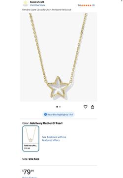 Kendra Scott Cassidy Short Pendant Necklace