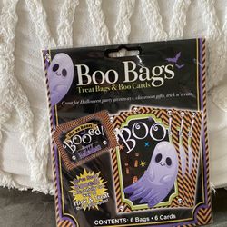 BRAND NEW TREAT BAGS AND BOO CARDS 