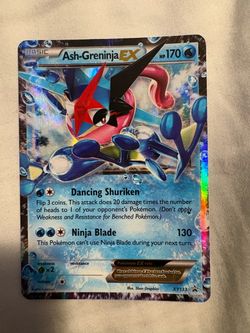 Ash greninja EX card
