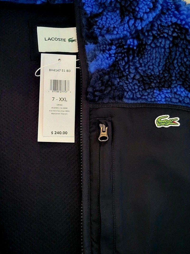 Brand New Lacoste Fleece