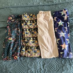 LulaRoe Girls Leggings L/XL