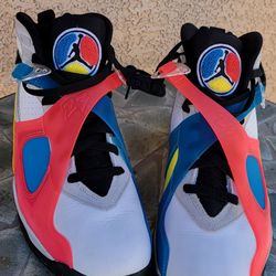 Mens Air  Jordan 8 Retro SP SE Multi Color