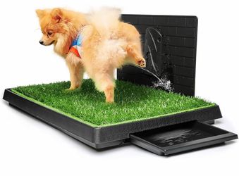 Hompet Dog Grass Pad with Tray (30"×20")