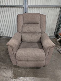 LazyBoy Comfortable Upholstered Recliner Rocking Chair
