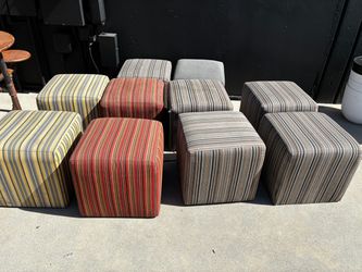 Ottomans Sunbrella fabric