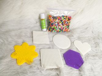 Perler kid craft fuse bead pegboard small