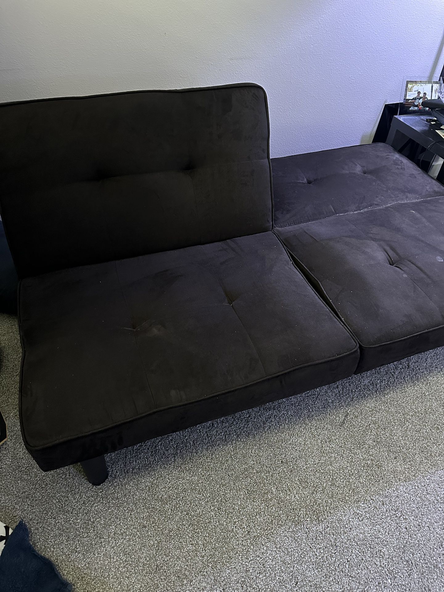 All Black Sofa