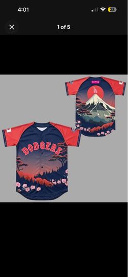 Japanese Dodger Jersey:Size Medium