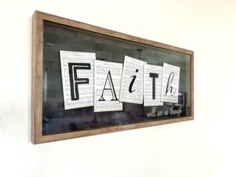 Faith wall decor