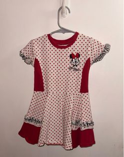 Disney World Girls XXSmall Minnie Mouse Dress