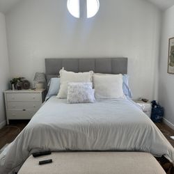 California King Bed Frame - Box Spring Included