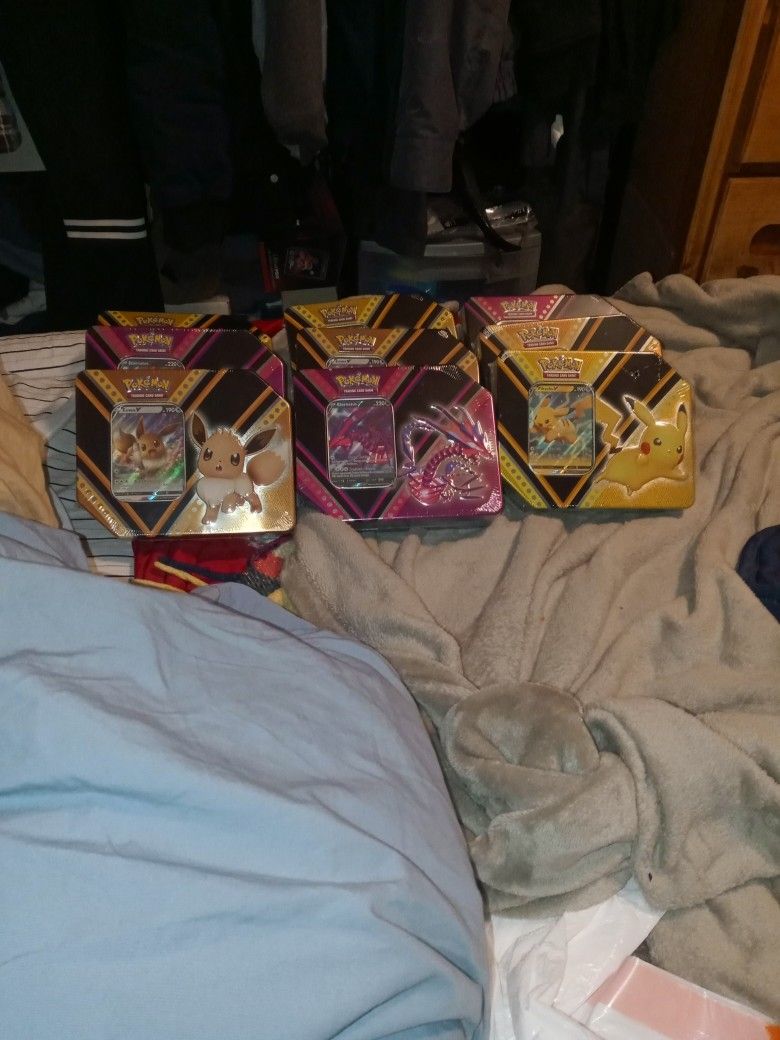 Pokemon V Power Tins