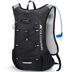 Lightweight Hydration Backpack, Running Backpack With 2L Water Bladder, Hydro Water Daypack