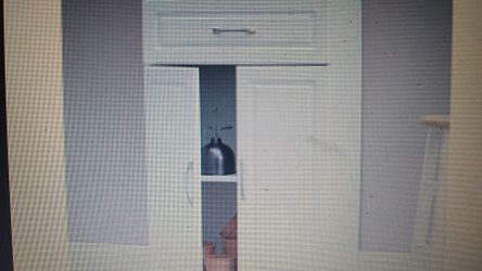 SystemBuild 23.4W x 15.4D x 38.3H 1 Drawer / 2 Door Base Storage Cabinet, White