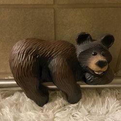 Carved Bear Laying Down