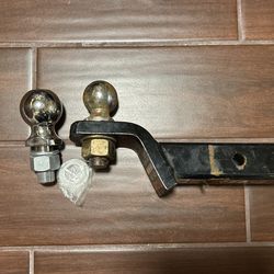 CURT 45041 Trailer Hitch Mount with 2 & 2-5/16-Inch Ball, Fits 2-Inch Receiver, 7,500 lbs, 2-In Drop