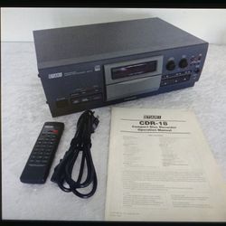 Otari CDR 18 Professional 24-bit Compact Disc Recorder Player With Remote And Manual