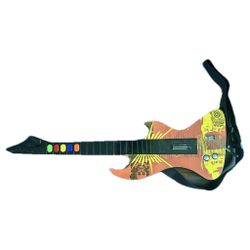 Metal Sunrise Wireless Guitar For PS2 - Untested - SOLD AS IS!