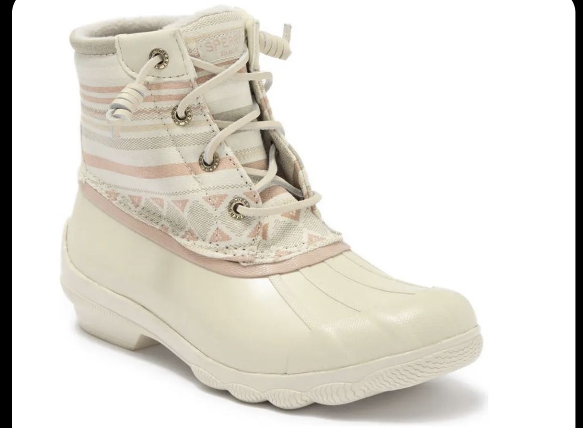 NEW SPERRY Syren Gulf Playa Boot Duck Boot color Tan size