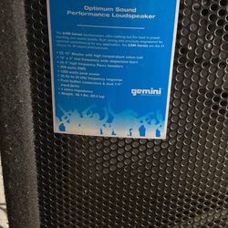 Gemini  Gsm-3250 Speaker 
