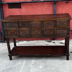 Multi-Drawer Buffet Table