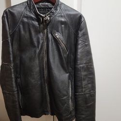 Motorcycle Leather Jacket 
