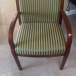 **Upholstered Solid Wood Chair 