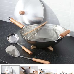 Crate & Barrel Wok