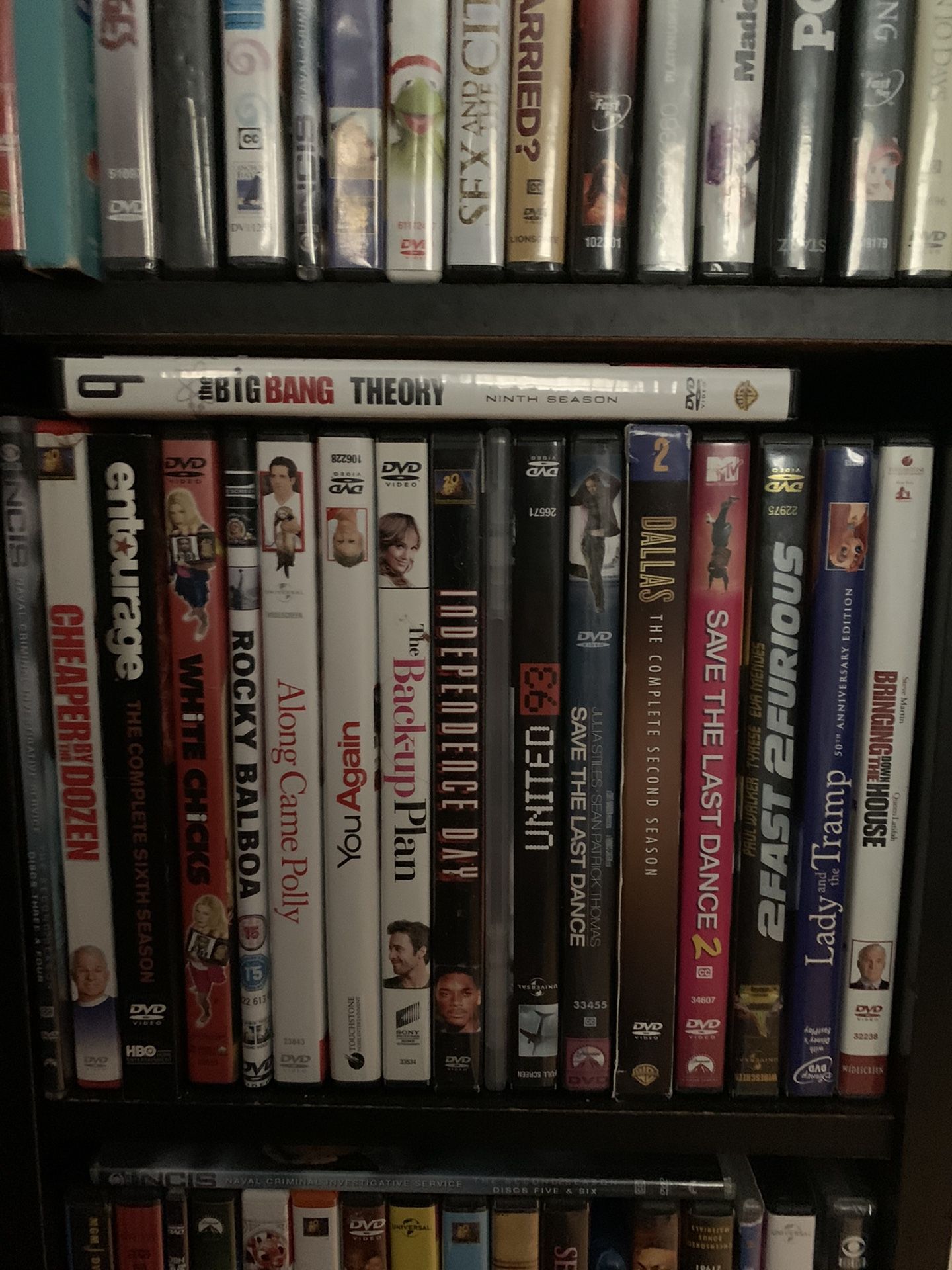 Dvds $2.50 Each