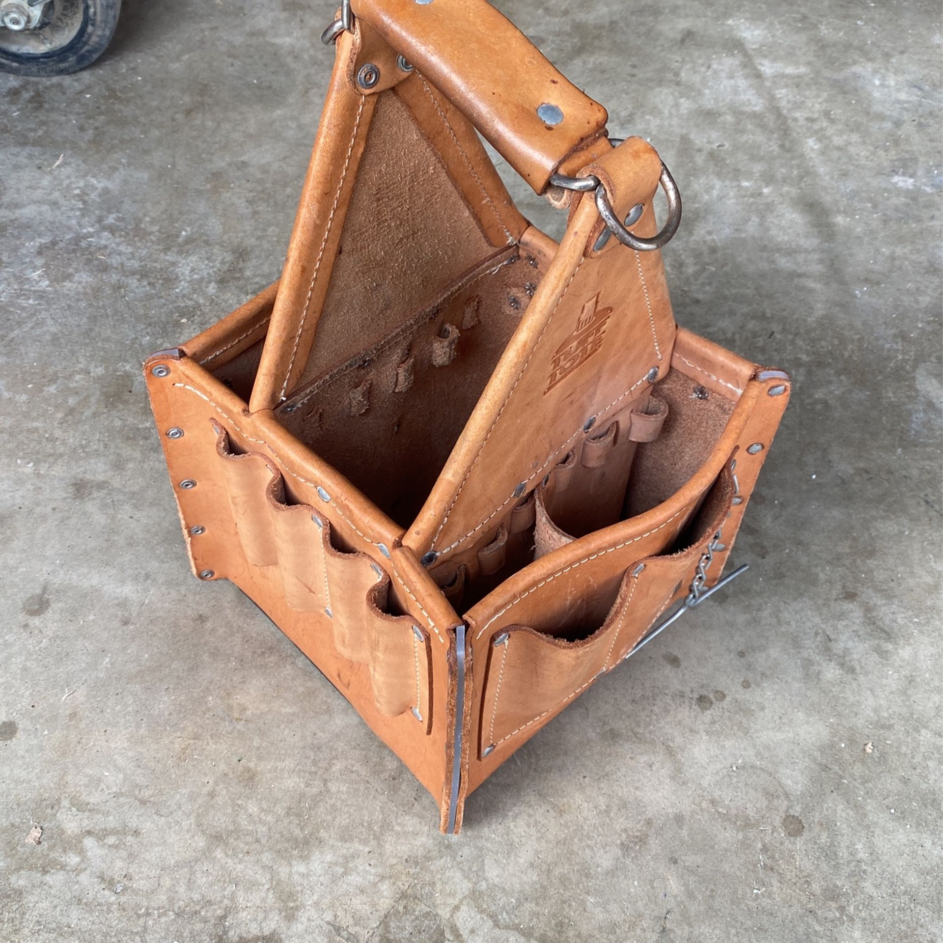 Ideal Leather Tool Tote