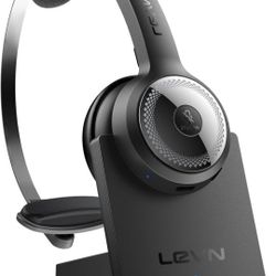 LEVN Wireless Headset with Charging Base
