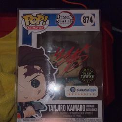 Tanjiro Demon Slayer Pop JSA Sign