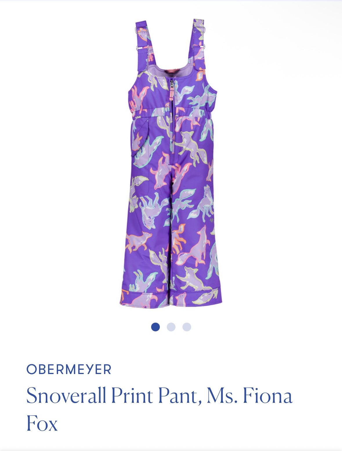 OBERMEYER Snoverall Print Pant