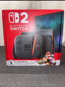 Nintendo Switch 2 Mario Kart Bundle – Brand New – Perfect Christmas Gift 🎄🎁