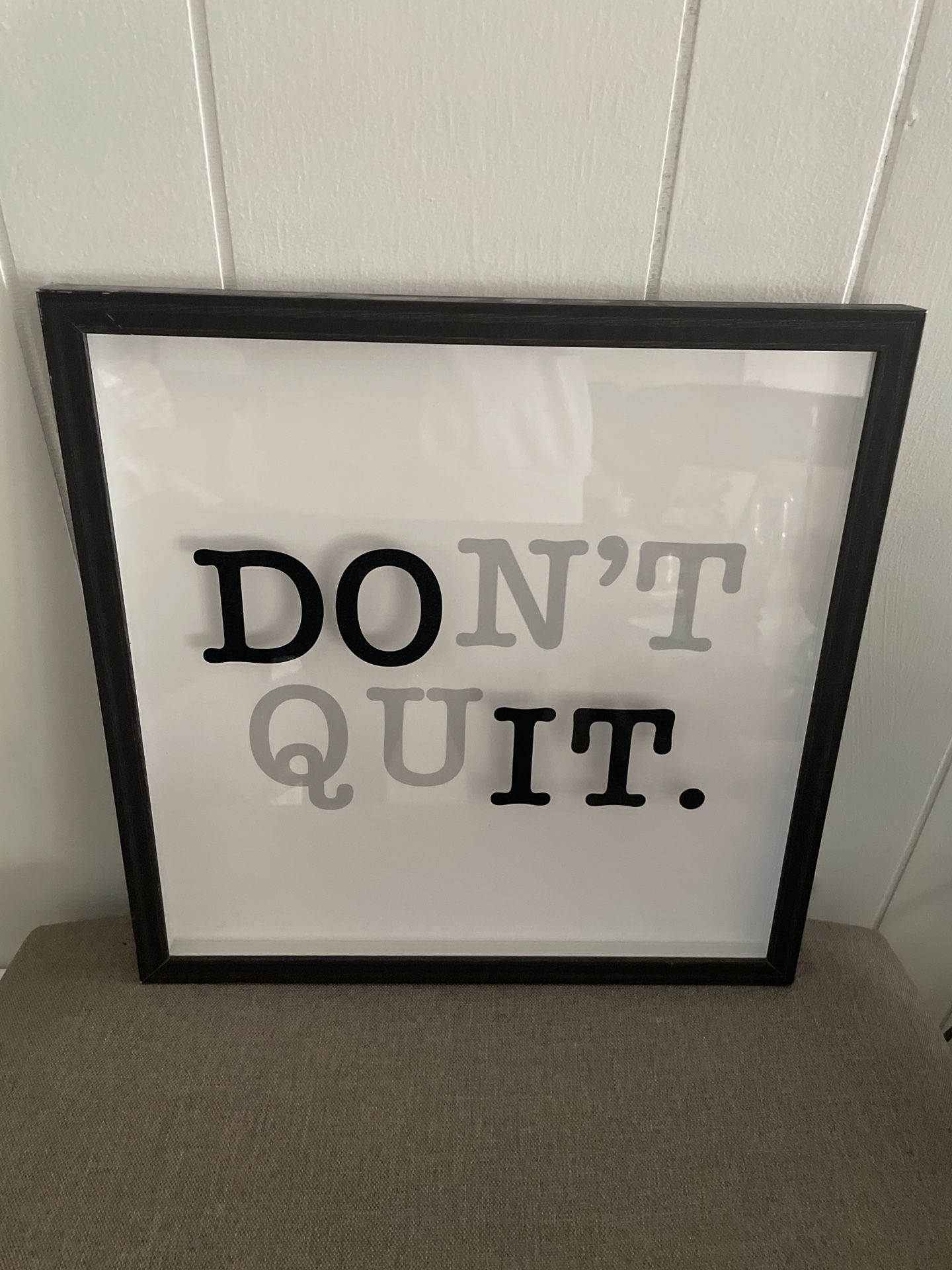 Don’t Quit Wall Art Decor