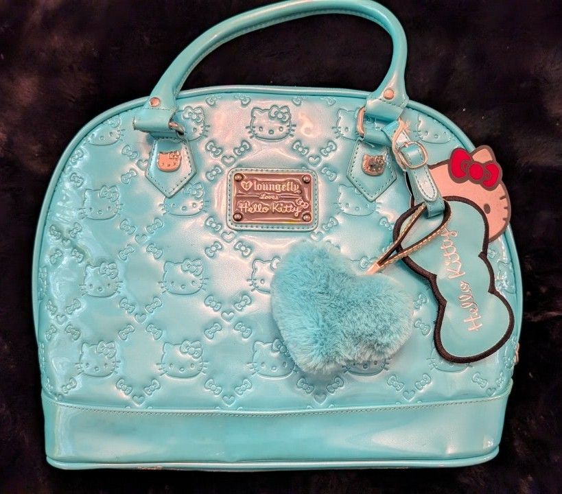 Tiffany Blue Hello Kitty Purse By Loungefly And Sanrio