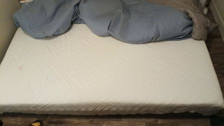 White Foam Mattress with Textured Cover