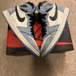 Jordan 1 high University Blue Size 10