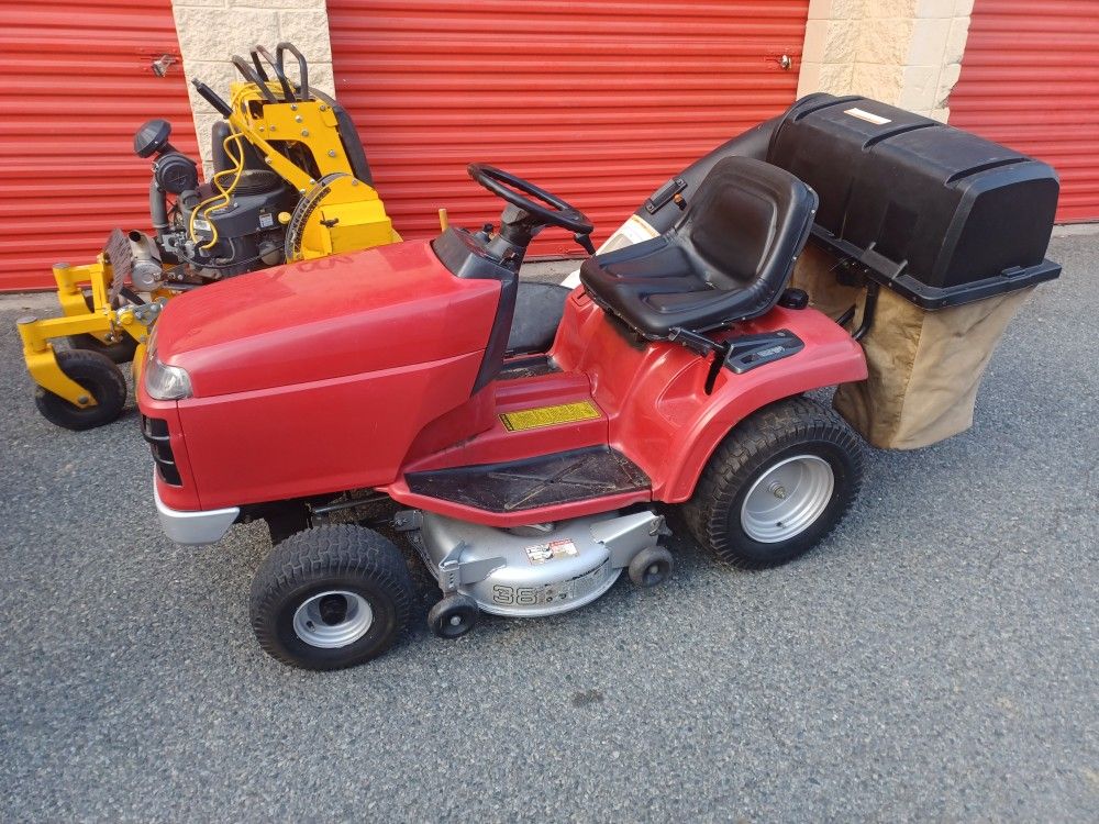 Honda 4514 Riding Mower And Bagger And Yes Still Available