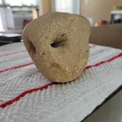 Creepy Sleeping Alien Rock. Possibly An Idian Anchor??