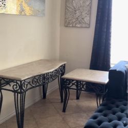 4 Heavy Marble Tables 