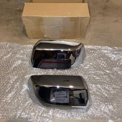 Chrome Top Half Mirror Cap Covers For Chevy Tahoe Suburban GMC Yukon 2015-2020