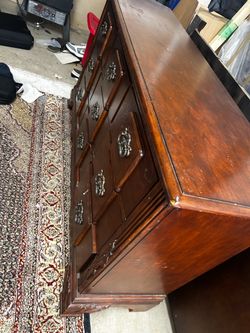 Solid wood dresser